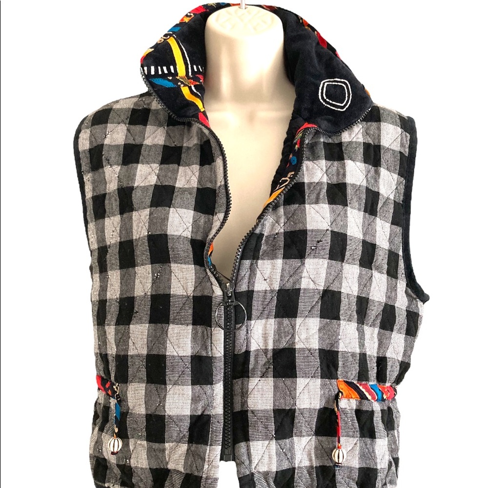 Vintage Katie spring cotton makes patterned vest